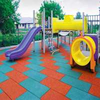 Children playgrounds' safety rubber flooring