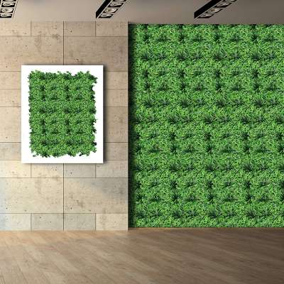 Indoor  Artificial Garden Wall Panel with Grass Pattern